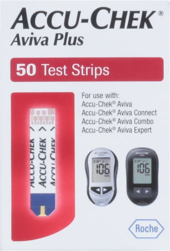Accu-Chek® Aviva Plus Test Strips Perspective: back