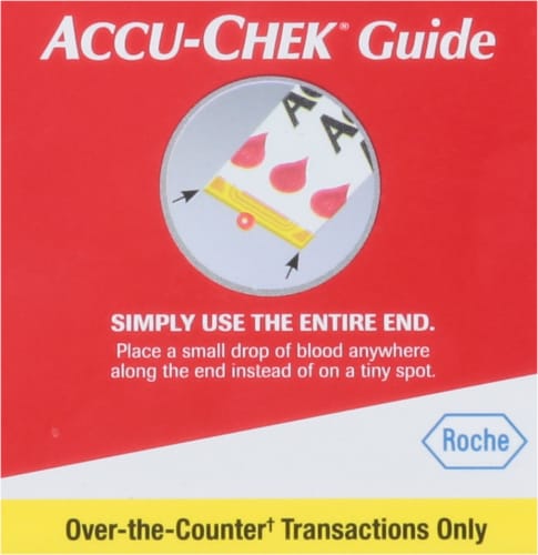 Accu-Check Guide Test Strips Perspective: back