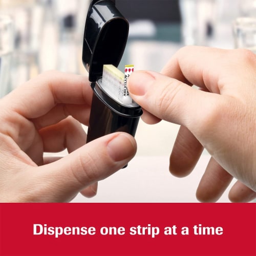 Accu-Chek® Blood Glucose Test Strips Perspective: back
