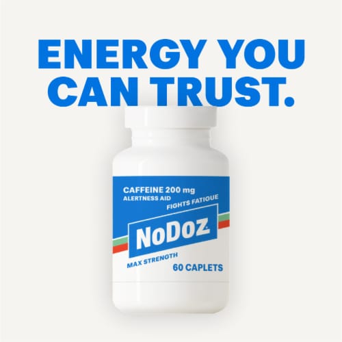 NoDoz Alertness Aid Extra Strength Fast Acting Caplets Perspective: back