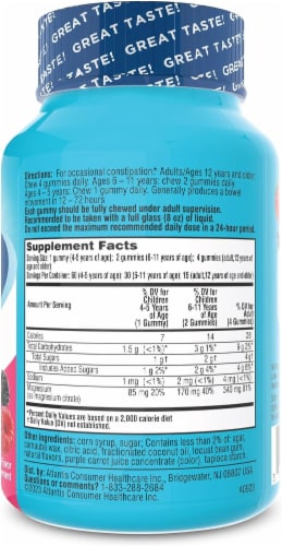 Colace® Stool Softening Gummies Perspective: back
