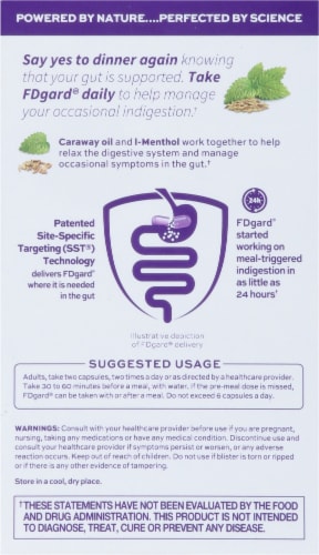 FDgard® Functional Dyspepsia Capsules Perspective: back