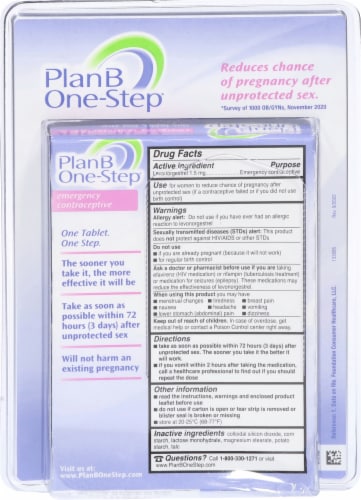 Plan B One-Step Emergency Contraceptive, 1 ct - City Market