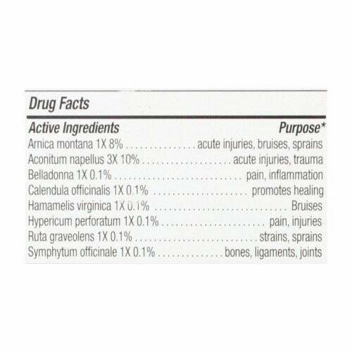 NatraBio The Arnica Rub Pain Relief Cream - 2 oz Perspective: back