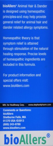 Bio Allers Animal Hair & Dander Homeopathic Treatment Perspective: back