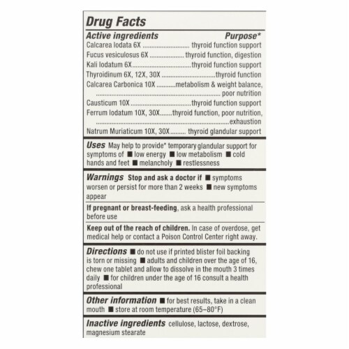 Thyroid Support Perspective: back