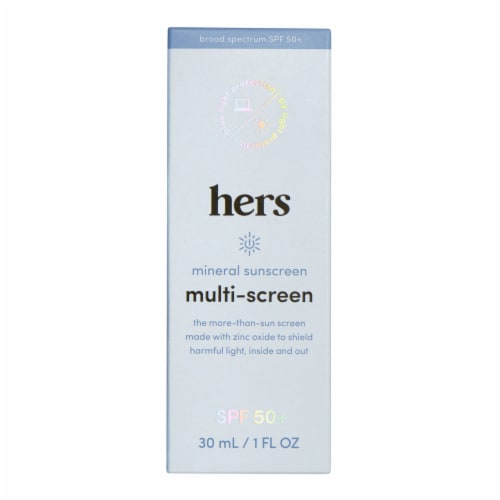 Hers Multi-Screen Mineral Sunscreen SPF 50 Perspective: back