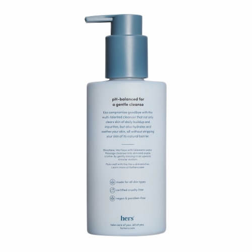 Hers Clear Waters Gentle Hydrating Cleanser Perspective: back