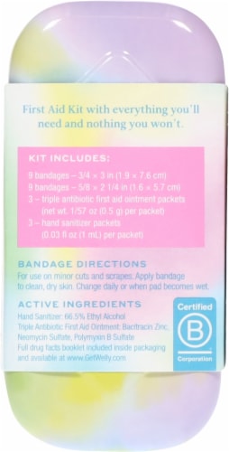 Welly® Quick Fix Kit On-the-go First Aid Kit Perspective: back