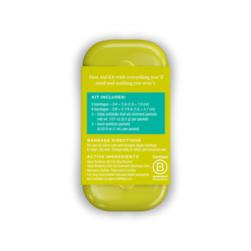 Welly® First Aid Kit Perspective: back
