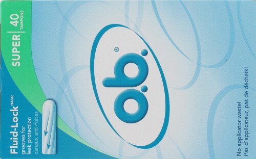 o.b. Super Tampons Perspective: back