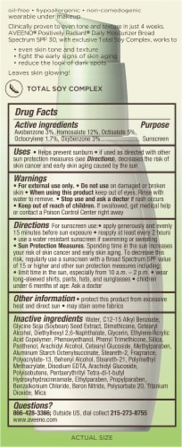 Aveeno Positively Radiant Daily Moisturizer Sunscreen SPF 30 Perspective: back