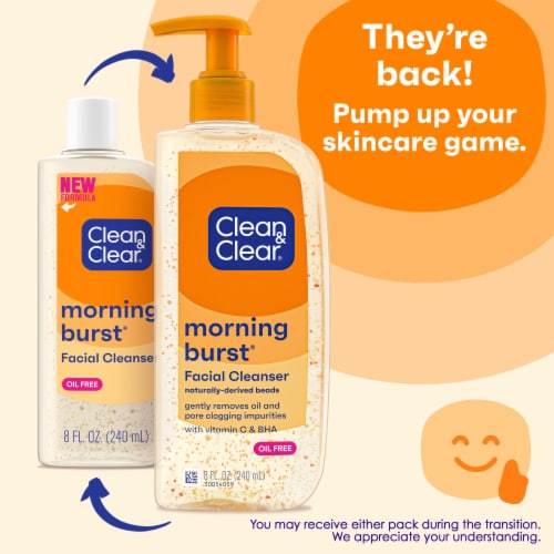 Clean & Clear® Morning Burst Daily Face Wash Perspective: back