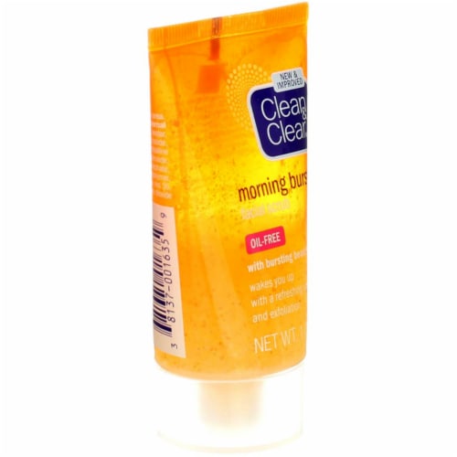Clean & Clear® Morning Burst® Facial Scrub Perspective: back