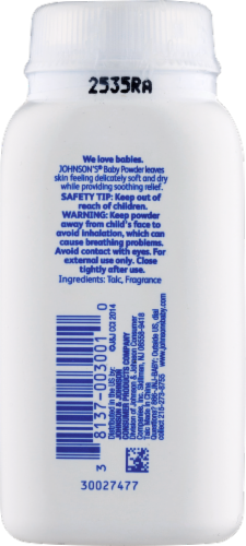 Johnson's Baby Powder Perspective: back
