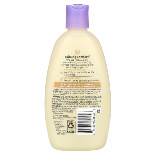 Aveeno® Baby Lavender & Vanilla Scented Calming Comfort Bath Wash Perspective: back