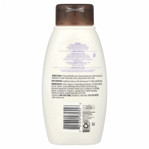 Aveeno® Active Naturals® Lavender Chamomile and Ylang-Ylang Stress Relief Body Wash Perspective: back