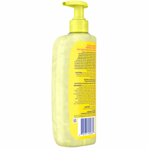 Clean & Clear® Morning Burst® Skin Brightening Facial Cleanser Perspective: back
