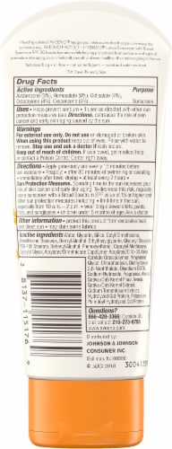 Aveeno Protect + Hydrate Broad Spectrum Sunscreen Lotion SPF 30 Perspective: back