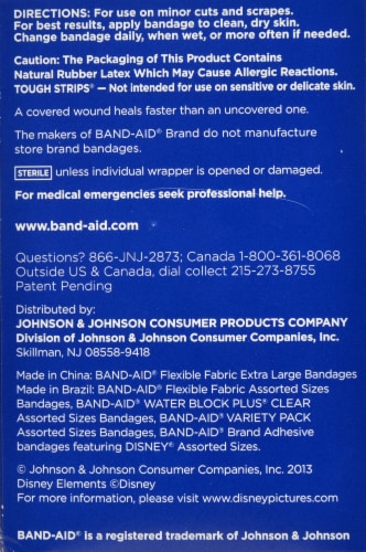 Band-aid Assorted Bandages Value Pack Perspective: back