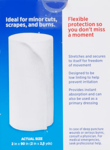 Band-Aid® Small Rolled Gauze Perspective: back