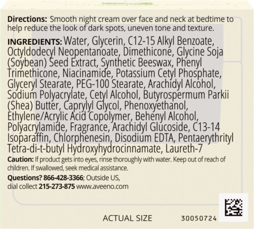 Aveeno® Active Naturals Positively Radiant Intensive Night Cream Perspective: back