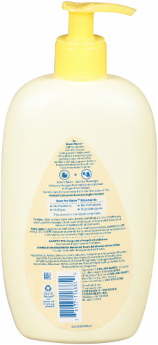Johnson's Head To Toe Baby Lotion Perspective: back