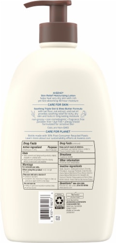 Aveeno Skin Relief Moisturizing Lotion Perspective: back