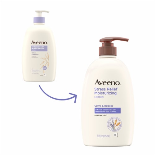Aveeno Stress Relief Moisturizing Lotion Perspective: back