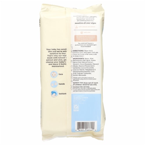 Aveeno Baby® Sensitive All Over Wipes Perspective: back