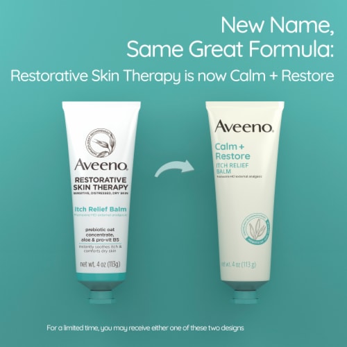 Aveeno® Restorative Skin Therapy Itch Relief Balm Perspective: back