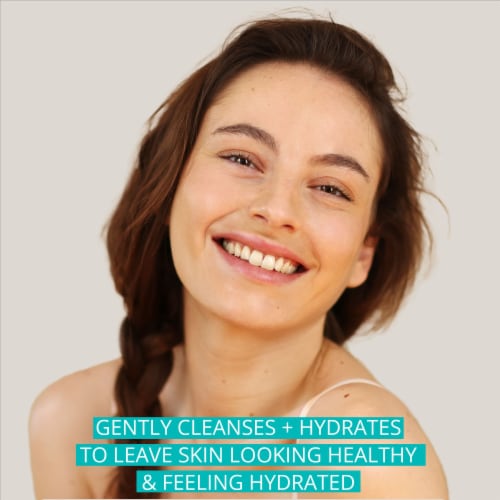 Aveeno Calm + Restore Nourishing Oat Face Wash Fragrance-Free for Sensitive Skin Perspective: back
