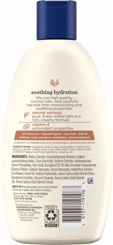 Aveeno® Baby Soothing Hydration Creamy Wash Perspective: back