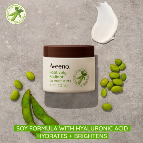Aveeno Positively Radiant Gel Moisturizer Perspective: back