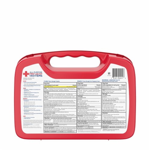 Johnson & Johnson® All-Purpose First Aid Kit Perspective: back