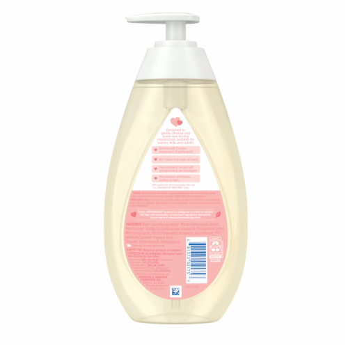 Johnson's® Coconut & Honey Suckle Hypoallergenic Skin Nourish Baby Moisture Wash Perspective: back