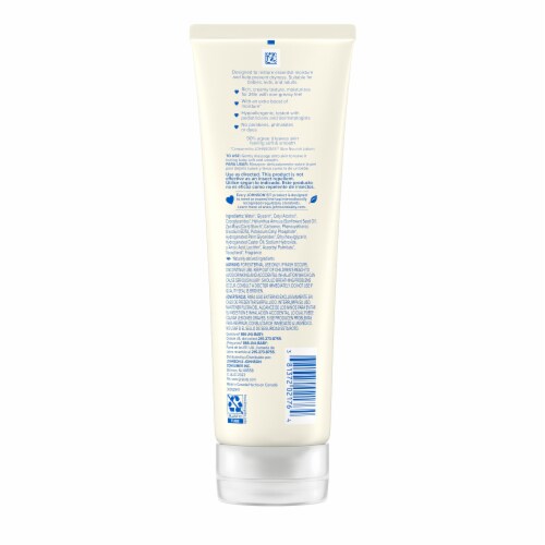 Johnson's® Creamy Baby Body Oil Coconut & Honeysuckle Scent Perspective: back