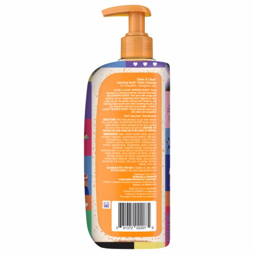 Clean & Clear® Morning Burst® Citrus Facial Cleanser Perspective: back