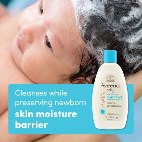 Aveeno Baby Healthy Start Nourishing Newborn Baby Body Wash Perspective: back