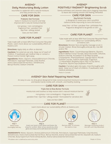 Aveeno® Spa Day Moisturizing Gift Set Perspective: back