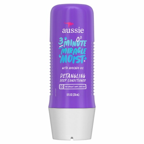 Aussie 3 Minute Miracle Moist Detangling Deep Conditioner with Avocado Oil Paraben and Sulfate Free Perspective: back