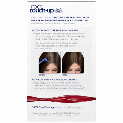 Clairol Nice 'n Easy Root Touch Up Black 3 Hair Color Perspective: back