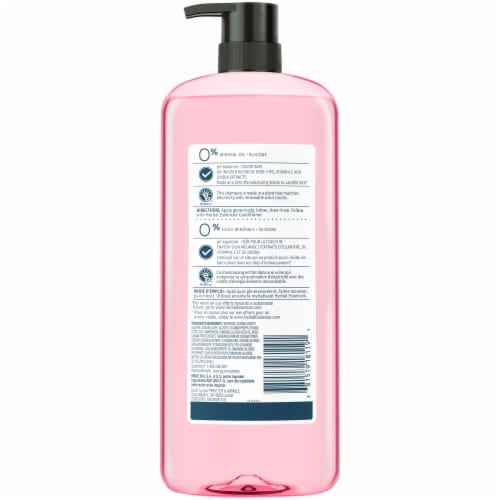 Herbal Essences Smooth Rose Hips Shampoo Perspective: back