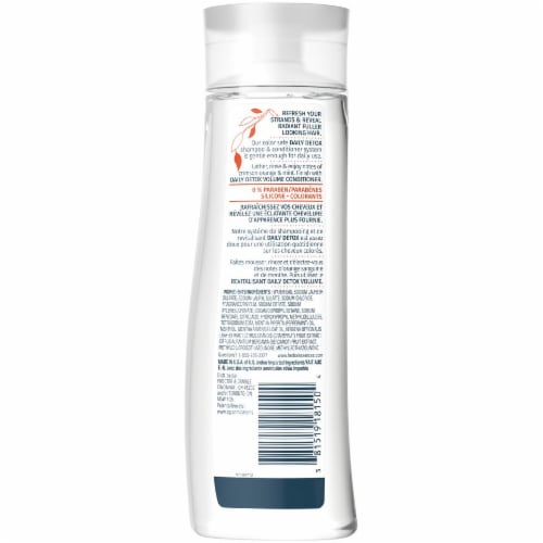 Herbal Essences Daily Detox Volume Crimson Orange and Mint Shampoo Perspective: back