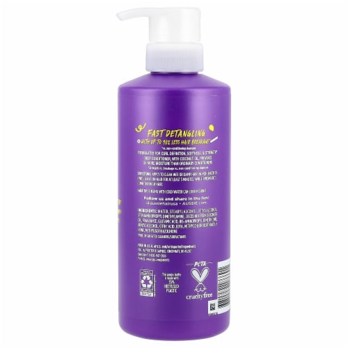 Aussie Paraben-Free Miracle Curls 3 Minute Miracle Conditioner w/ Coconut, 16 fl oz Perspective: back