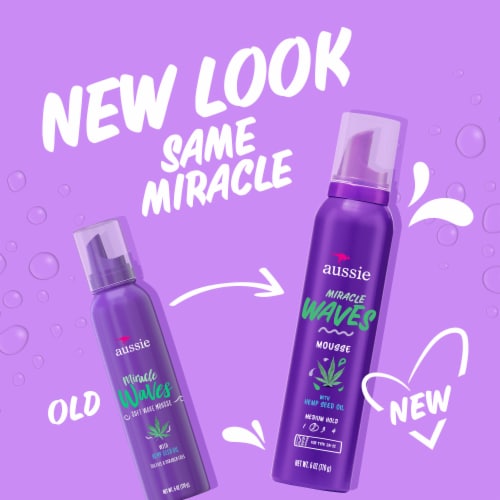 Aussie Miracle Waves Mousse Perspective: back