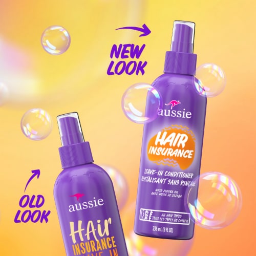 Aussie Hair Insurance Leave-In Conditioner for All Hair Types Perspective: back