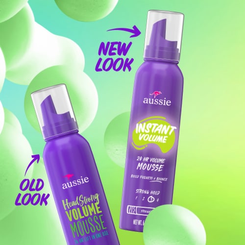 Aussie Instant Volume Mousse, 24-hour Volume Mousse Perspective: back