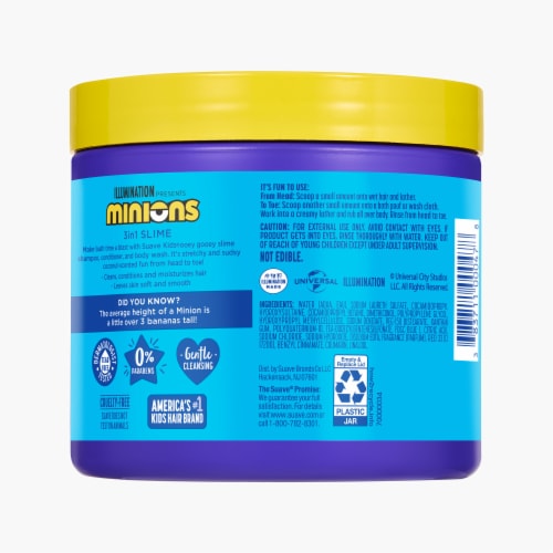 Suave® Kids Minions 3-in-1 Coco-Craze Slime Shampoo Conditioner and Body Wash Perspective: back