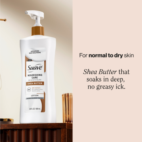 Suave Nourishing Care Hand & Body Lotion with Shea Butter for Women Perspective: back